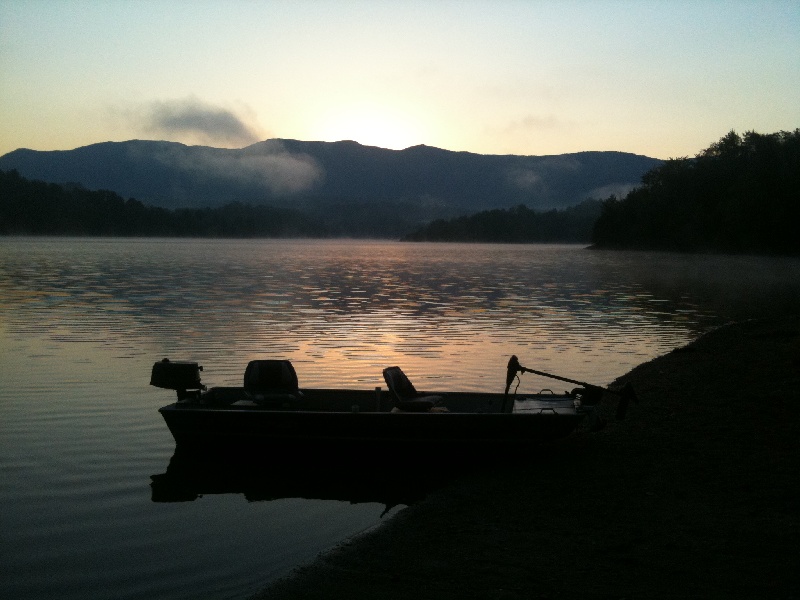 Waterbury Reservior Sunrise, Waterbury VT.